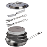 The Wildfare Pro Fry Pan Cookset 15-piece set | 1.1 QT