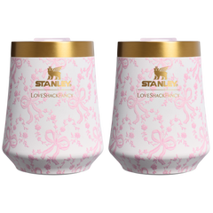 Stanley 1913 x LoveShackFancy Holiday The Reserve Wine Tumbler Set | 11 OZ (2-pack)